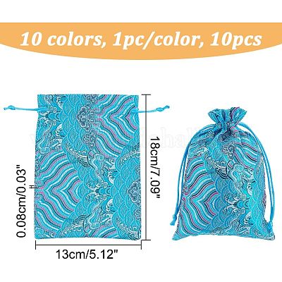 Pochettes en polyester&nbsp;ABAG-WH0028-11C-1