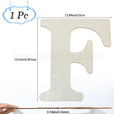 Письмо необработанные листы мдф WOOD-WH20012-008F-1