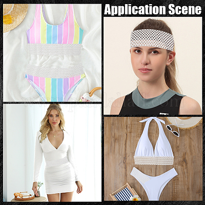 5 м плоский белый цветной полиэстеровый волнистый эластичный шнур&nbsp;OCOR-GF0003-85B-1