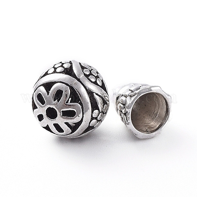 Наборы бусин «Гуру» из сплава в тибетском стиле с 3 отверстием PALLOY-TAC0009-36AS-1