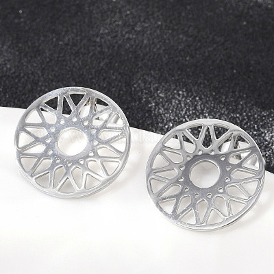 Серьги-гвоздики из нержавеющей стали 304 для женщин EJEW-Z089-11P-1