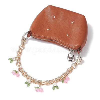 2 шт. Декоративные цепочки для стеклянных цветов и фруктов AJEW-BA00172-01-1