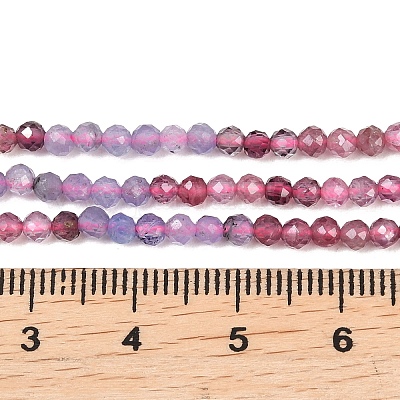 Нити бусин из натуральной цветной шпинели&nbsp;G-B175-D01-3mm-1