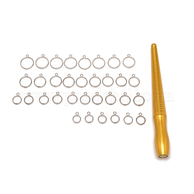 Наборы для изготовления колец на палец TOOL-WH0002-02-1