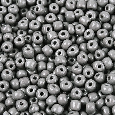 6/0 стеклянная краска для выпечки круглых бусин&nbsp;SEED-S036-01C-09-1