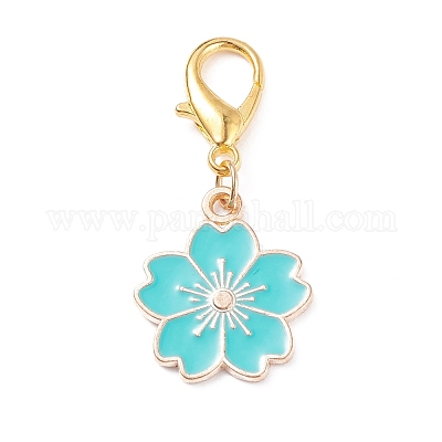 Украшение подвески из сплава эмали HJEW-JM00631-1