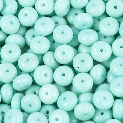 Непрозрачный стеклянный бисер с краской для выпечки SEED-N008-03A-05-1