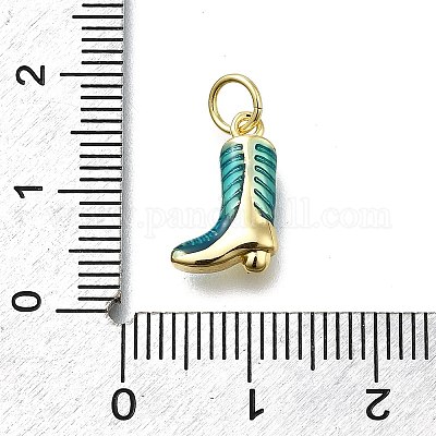 Латунь эмаль подвески KK-K400-50G-03B-1