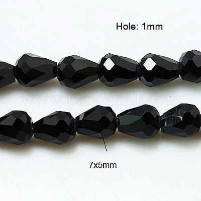 Хрусталя бисер нитей&nbsp;GLAA-D034-7x5mm-14-1