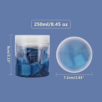 Кабошоны из стекла с блестками GLAA-FH0001-03A-1