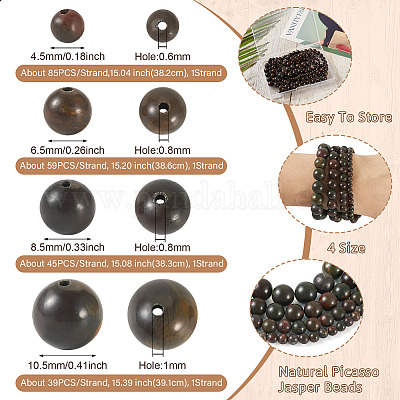 4 нити 4 стилей натуральная полихромная яшма и камень пикассо и нити бусин из яшмы пикассо&nbsp;G-TA0002-16-1