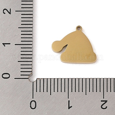 Рождественская тема ионное покрытие(ip) 304 эмалированные подвески из нержавеющей стали STAS-Z083-06G-01-1