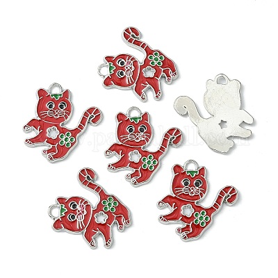 Подвески из сплава с эмалью ENAM-P033-1-1