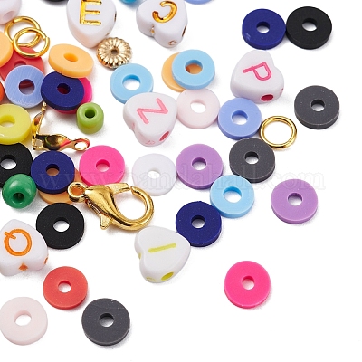 Набор бус из полимерной глины своими руками DIY-YW0004-77-1