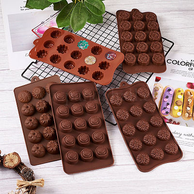 2 Stampi In Silicone Per Dolci: Farfalla E Fiore, Per Fondente, Cioccolatini E Resina, Fai Da Te, Antiodore E Riutilizzabili