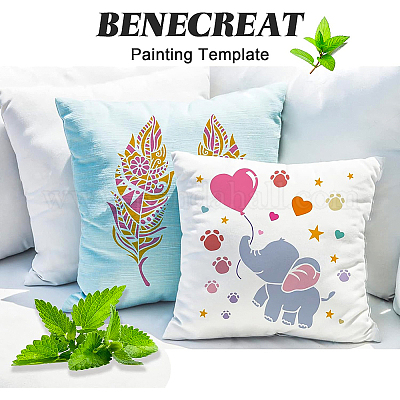 Stencil Animali Per Bambini - Set Di 12 Forme, 20x20 Cm - Per Disegnare, Dipingere E Decorare - Foto 8