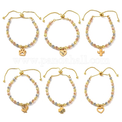 Браслеты из латуни BJEW-C090-02G-A-1