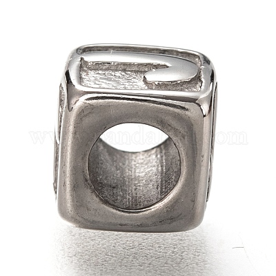 Европейские бусины из нержавеющей стали 304 OPDL-L020-001J-1