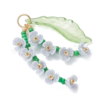 Стеклянные подвески из бисера&nbsp;PALLOY-MZ01249-02-1