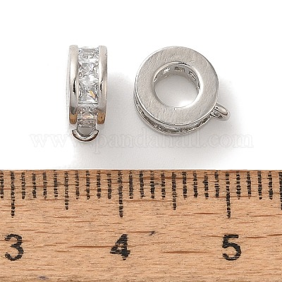 Колонна латунные микропаве кубический цирконий трубчатые дужки KK-C072-05C-P-1