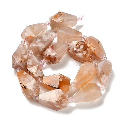 Натуральные вишневые агатовые бусины G-NH0005-B01-01-1