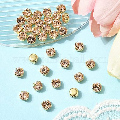 Preciosa® maxima crystal в пришивной чашке Y-PRC-SS34-90300-G-1