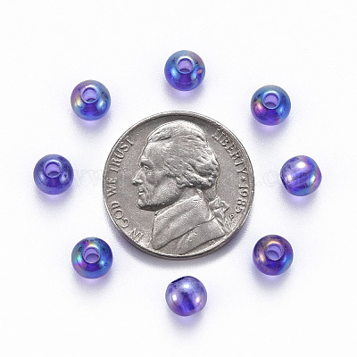 Прозрачные акриловые бусины MACR-S370-B6mm-748-1