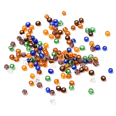 7 цвет стеклянных круглых бусин SEED-YW0001-24B-02-1