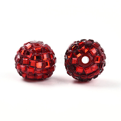 Акриловые стразы бусины OACR-D307-01J-20MM-1