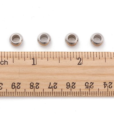 Бусины-рондели из нержавеющей стали марки 304 STAS-I020-14-1