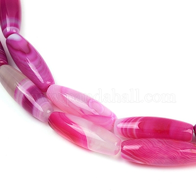 Натуральные полосатые агатовые / полосатые агатовые бусинки G-S280-10C-1