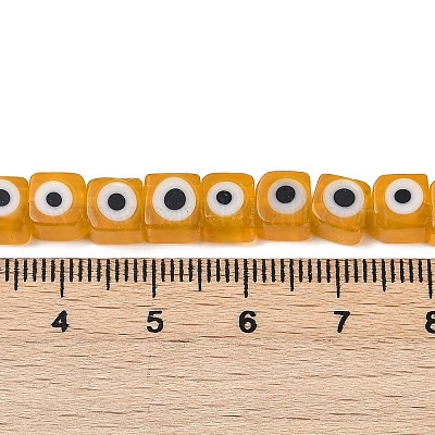 Ручной сглаза бусины бисер нитей LAMP-G166-16F-1