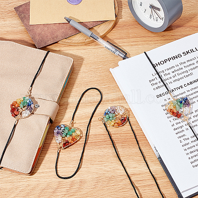 Ahademaker 4шт 2 стильные эластичные закладки AJEW-GA0004-86-1