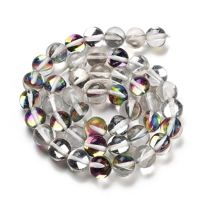 Прозрачные стеклянные бусины GLAA-B022-8mm-03-1