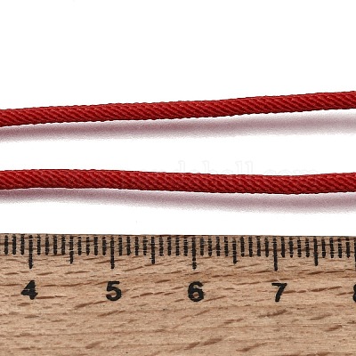 Halskettenherstellung aus 2.5 mm verstellbaren geflochtenen Nylonkordeln&nbsp;FB-CBAA152-02G-28-1