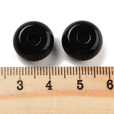 Натуральный обсидиан европейские бусины G-C134-04A-1