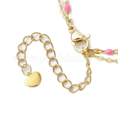 Браслеты на ногу из двухслойной цепи из нержавеющей стали 304 AJEW-AN00632-04-1