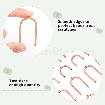 60 шт. 2 стили необработанных деревянных люстр WOOD-CA0001-55-1