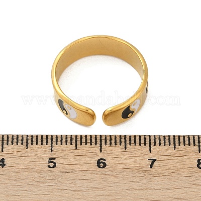 Регулируемые манжетные кольца из нержавеющей стали 304 RJEW-Q015-01G-C-1