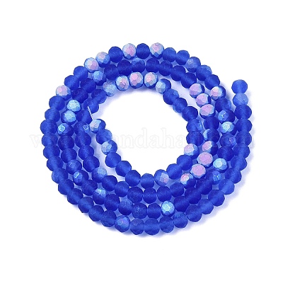 Прозрачные стеклянные бусины EGLA-A044-T4mm-MB31-1