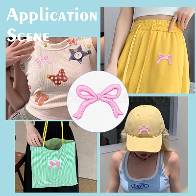 16 шт. полиэстер с фиксирующим фетром для декоративных аксессуаров DIY-FG0005-89-1