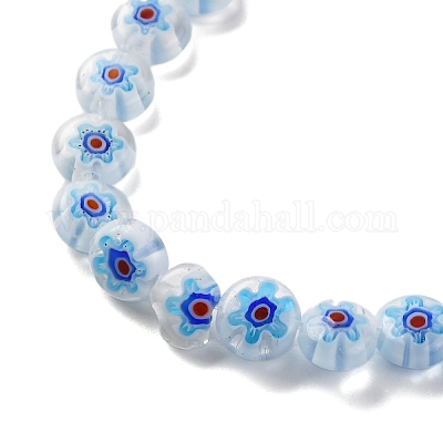 Ручной работы millefiori стеклянные бусины нитки LAMP-G164-11M-1