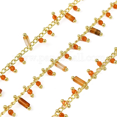 Цепи из латунных звеньев ручной работы CHC-L053-12G-04-1