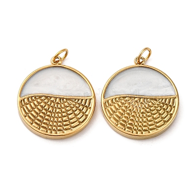 Подвески из нержавеющей стали 304 с эмалью STAS-U061-31G-A-1