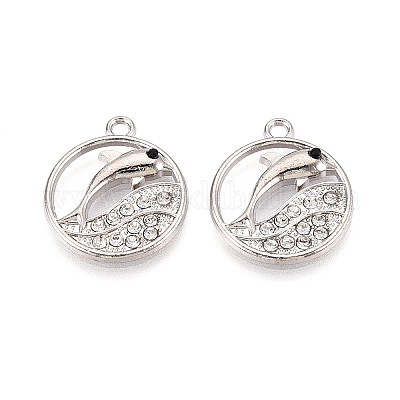 Подвески из сплава и страза FIND-N008-09P-1