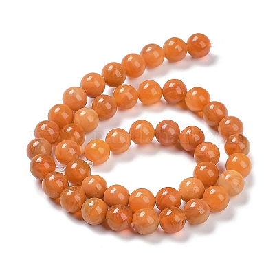 Стекло круглые бусины нити GLAA-M044-01E-1