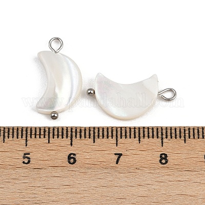 Подвески в виде луны из натуральных ракушек STAS-D378-37P-1