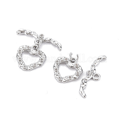 Латунные застежки-молнии из прозрачного кубического циркония KK-S356-580-NF-1