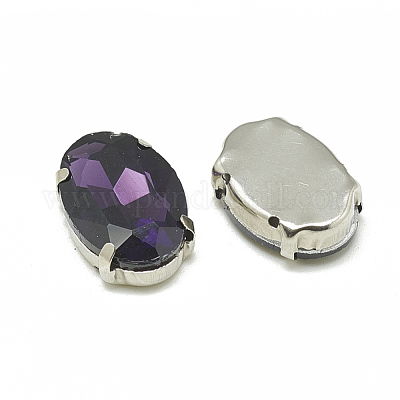 Шить на горный хрусталь&nbsp;RGLA-T091-10x14mm-16P-1