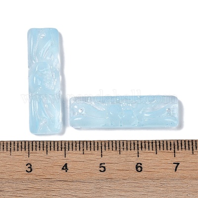 Стеклянные кулоны с краской для выпечки GLAA-S202-16H-1